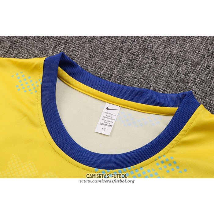 Chandal del Chelsea Manga Corta 2022/2023 Amarillo - Pantalon Corto